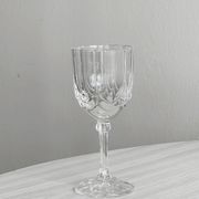 5 Vintage Cut Thick Glass Shot Glasses