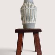 West German Mid-Century Modern Stoneware Vase by Bay Keramik, 1950s