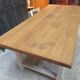 Dining table farmhouse oak old patina shabby chic gustavian