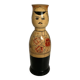 Large Russian doll bottle cover hand decorated