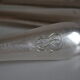 12 couteaux de table ancien metal argente monogramme