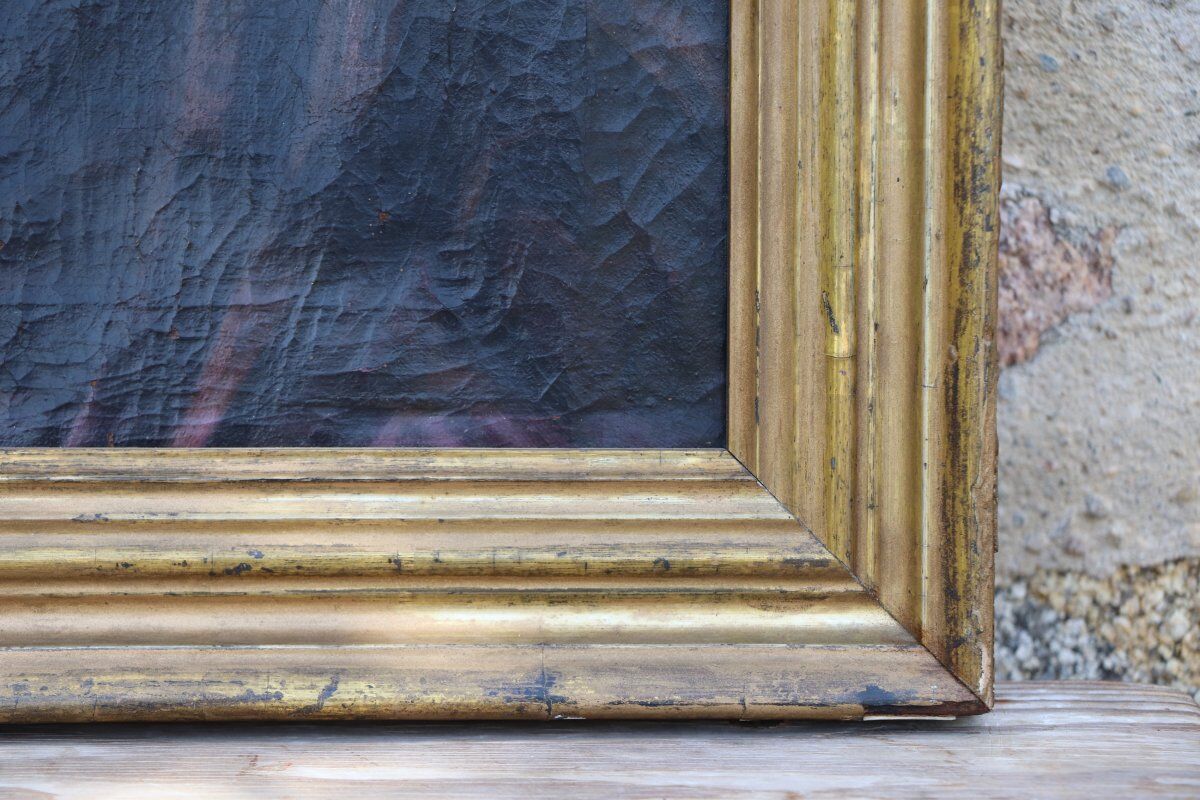 Portrait Oil On Canvas Christopher Columbus eighteenth century