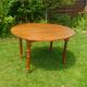 Folding wooden round table – Ø 115 cm