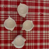 4 coquetiers opaline hen