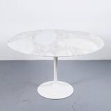EERO SAARINEN MARBLE DINING TABLE 1970s KNOLL INTERNATIONAL MANUFACTURER