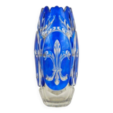 Vase en cristal fleur de lys