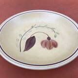1960s Deep serving dish Ateliers du Revernay France Matte stoneware