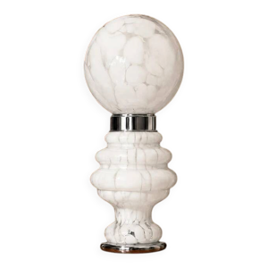 Lampe de table en verre - murano carlo nason
