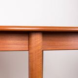 Danish oval teak dining table by Gudme Mobelfabrik 1960.