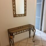 Console with its mirror