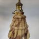 Art Deco lamp in ribbed opaline glaze, Verreries de Scailmont, Heemskerk