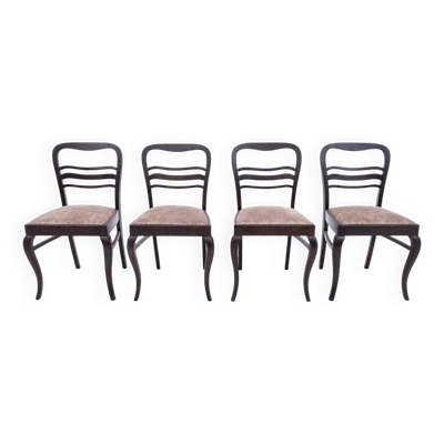 Ensemble de chaises, Pologne, années 1930. Après rénovation.