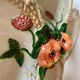 Large vintage barbotine aperitif serving dish