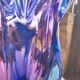 Electric blue Murano vase