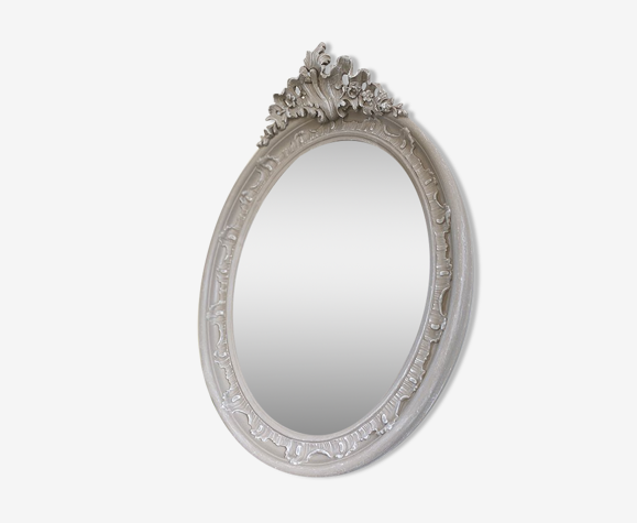 Miroir ancien patiné
