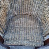 Rattan armchair