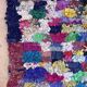 Colorful Boucherouite Moroccan rug - 141 x 254 cm