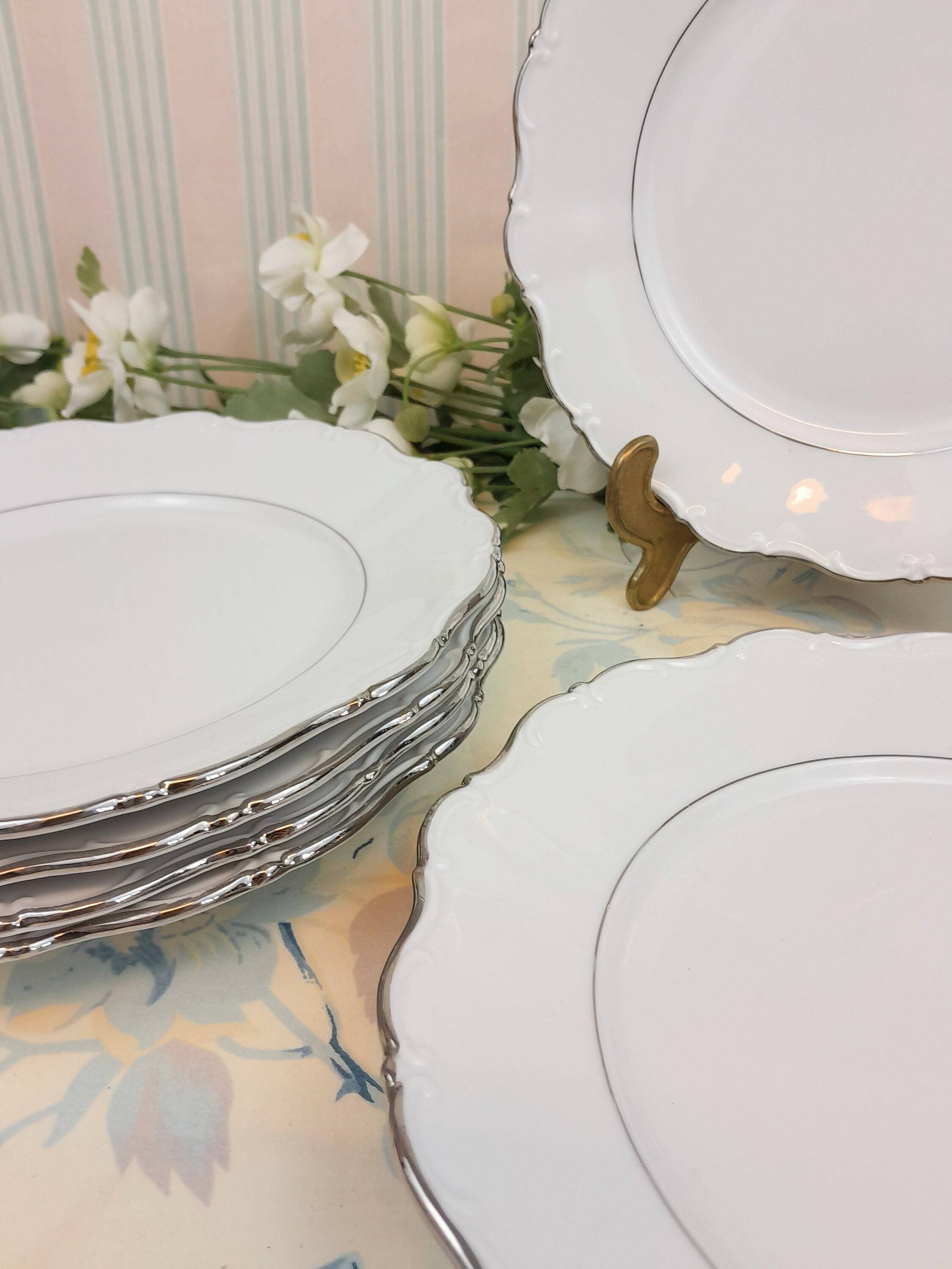 6 Seltmann Weiden Bavaria dinner plates Theresia model