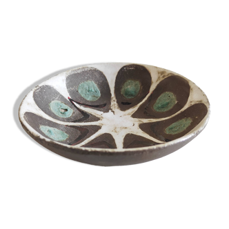 Empty ceramic pocket cup signed Suz