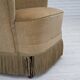 1970s, Danish highback armchair, light green furniture velour.