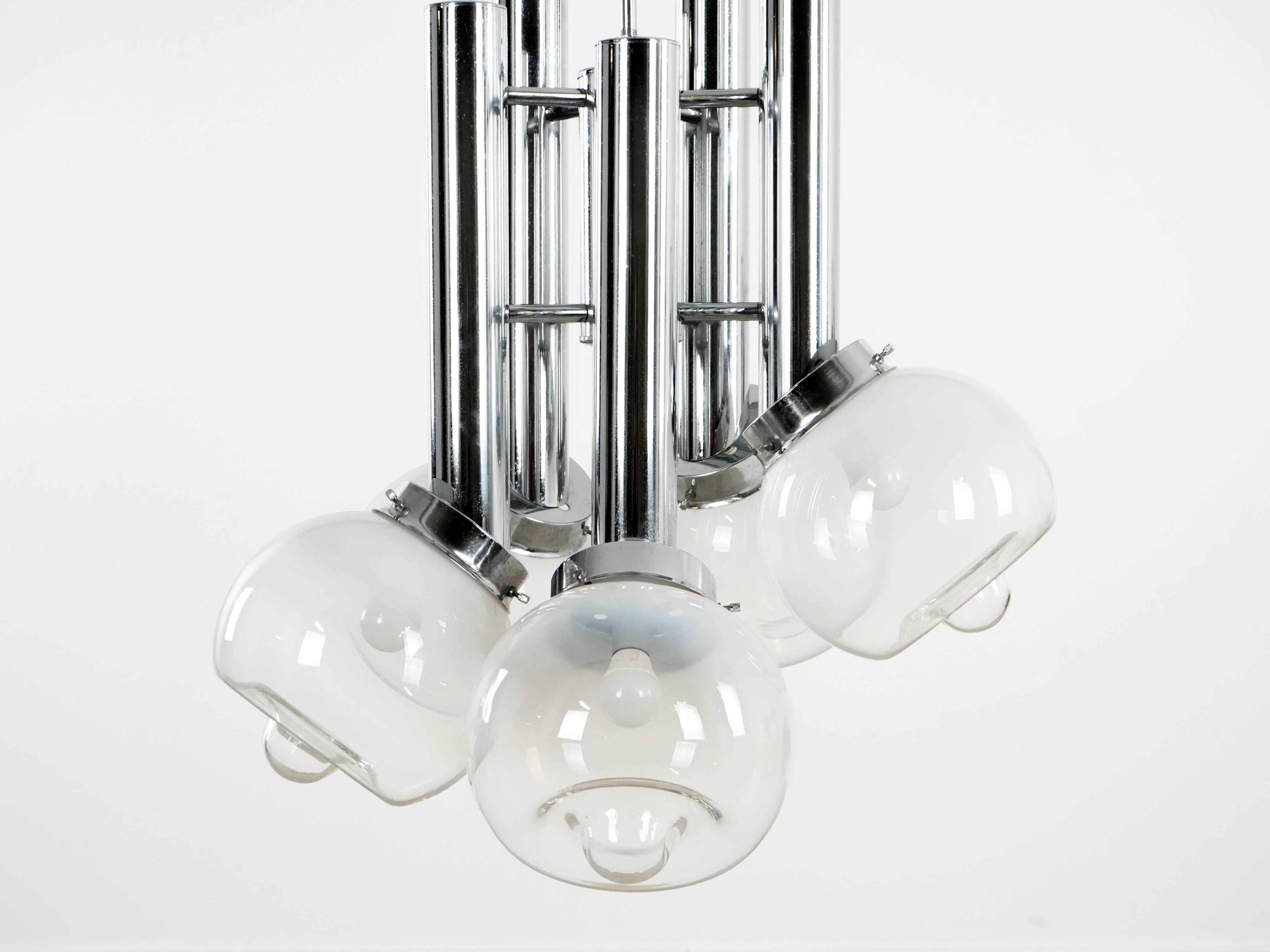 Chandelier, Italian design, 1970s, manufactured in Italy