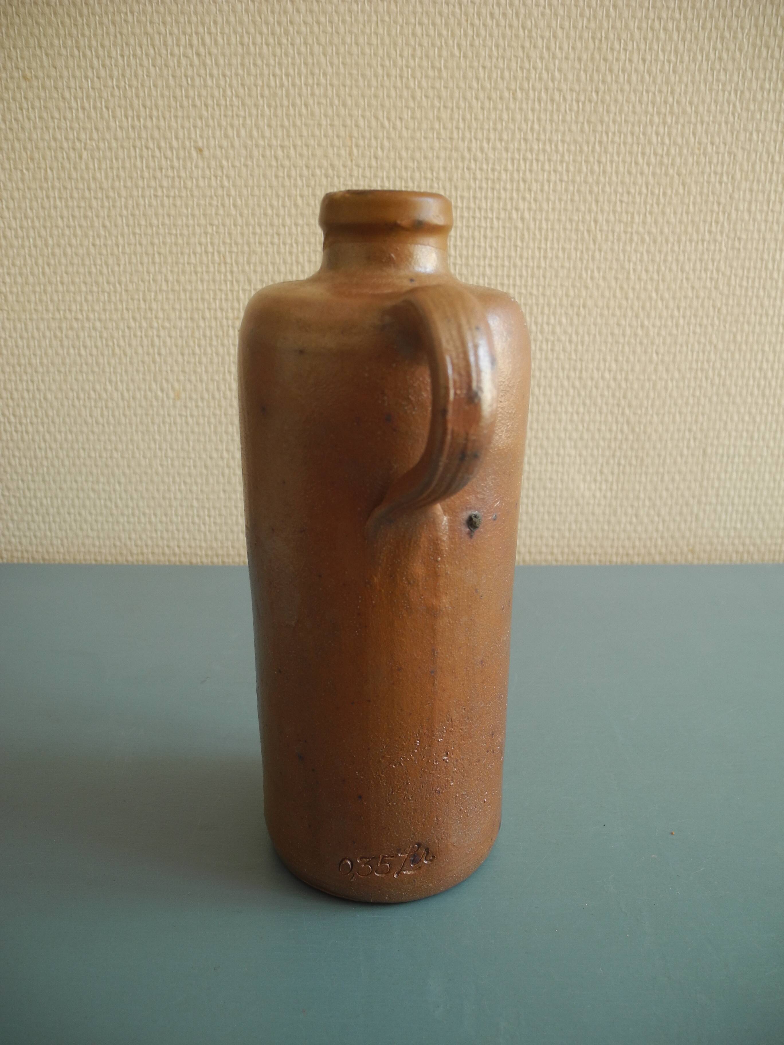 antique stoneware bottle rustic decor