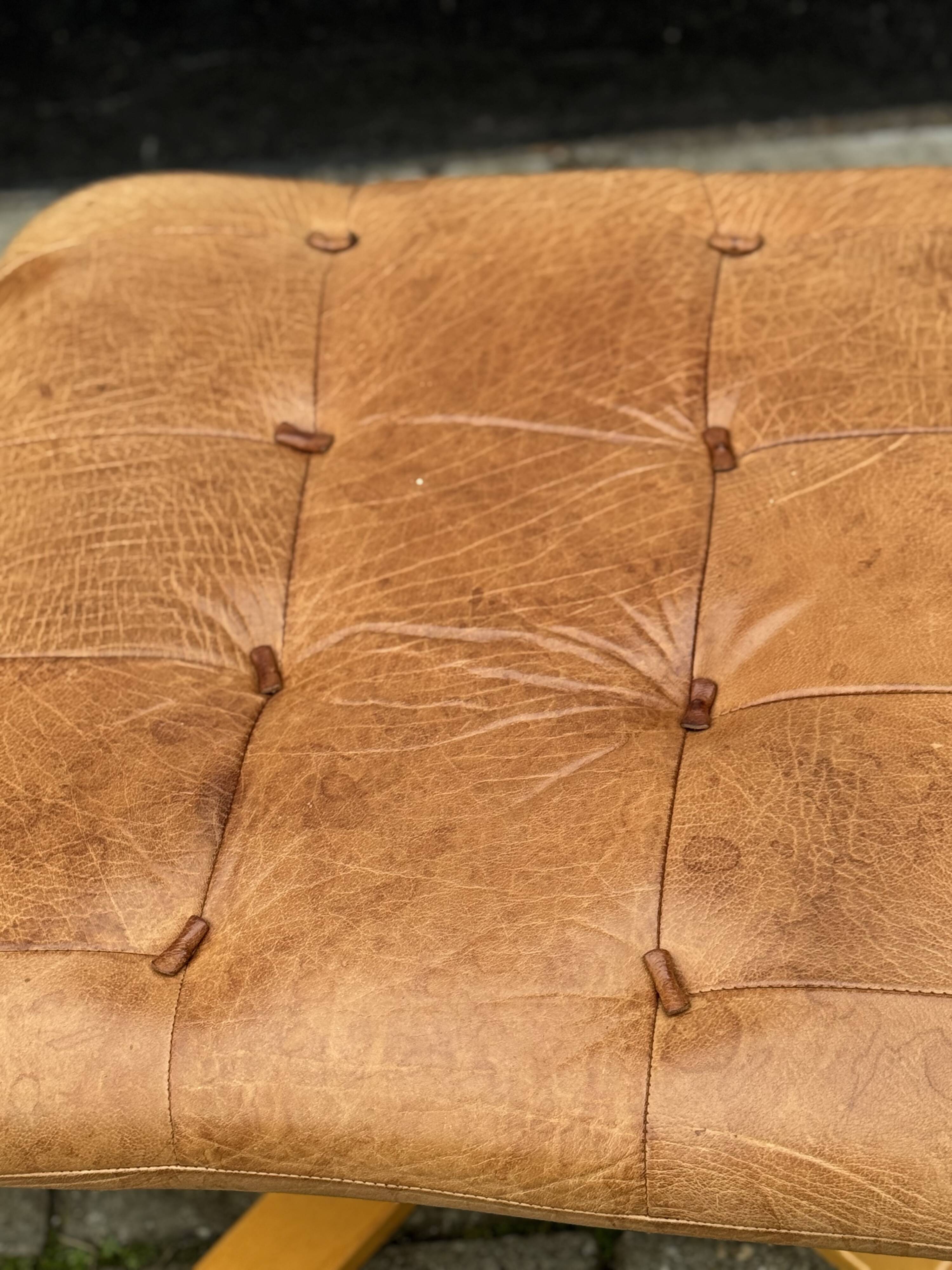 Vintage Westnofa Pouf Ottoman