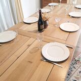 Oak farmhouse table
