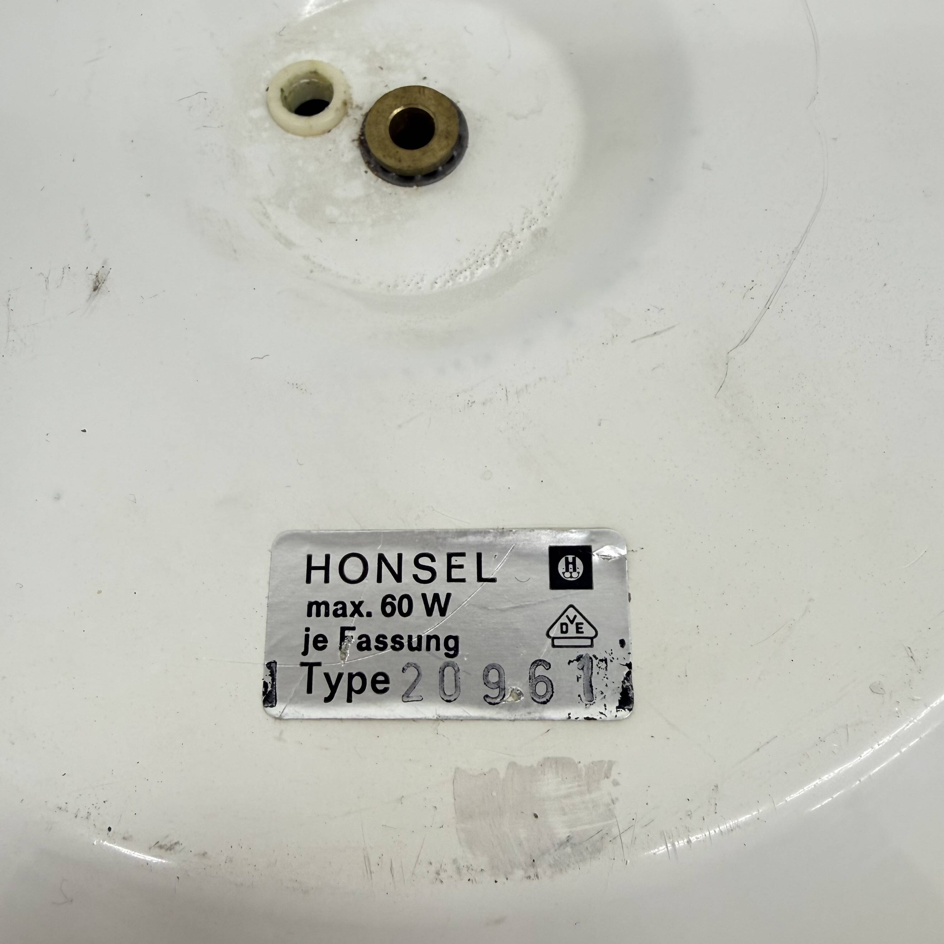 Mid-century design Honsel UFO space age lamp , 1970s