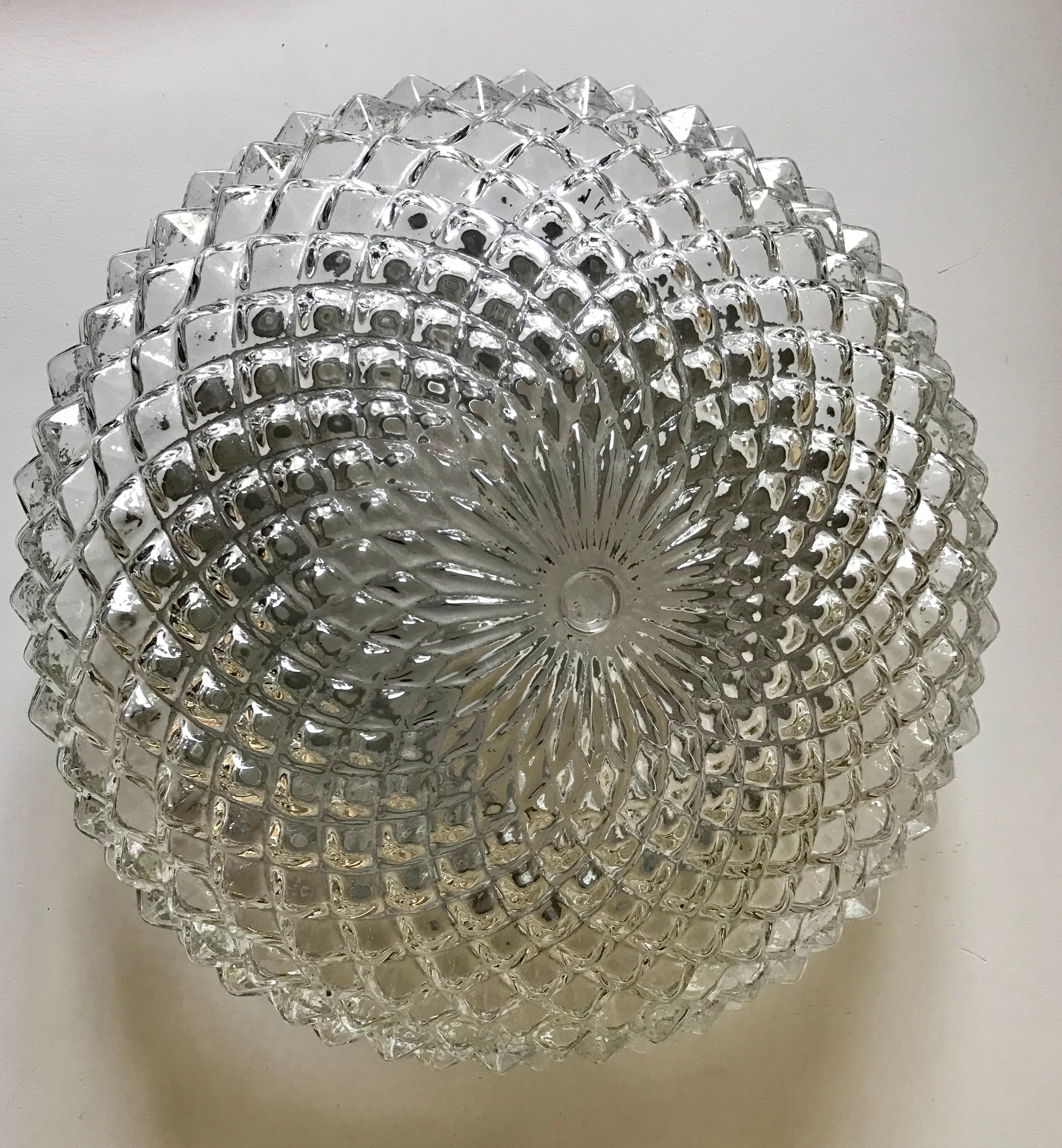Vintage glass urchin 25 cm