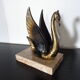 Serre-livres cygnes art déco