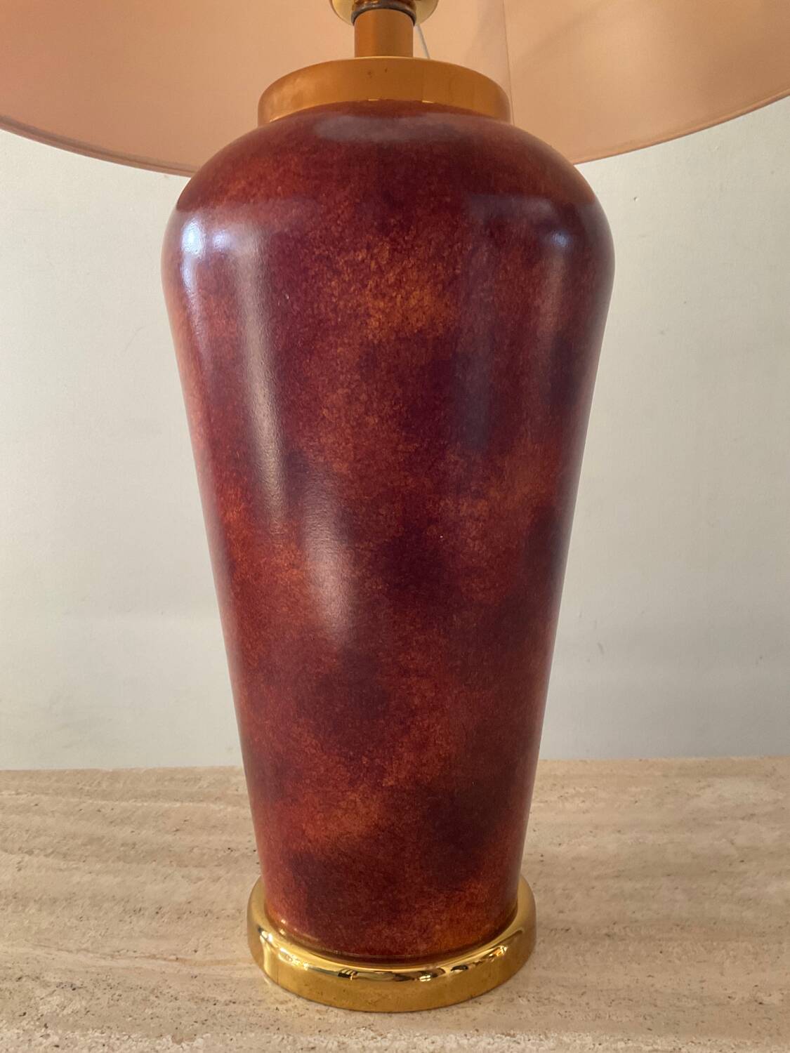 Vintage ceramic lamp from the 70s-80s