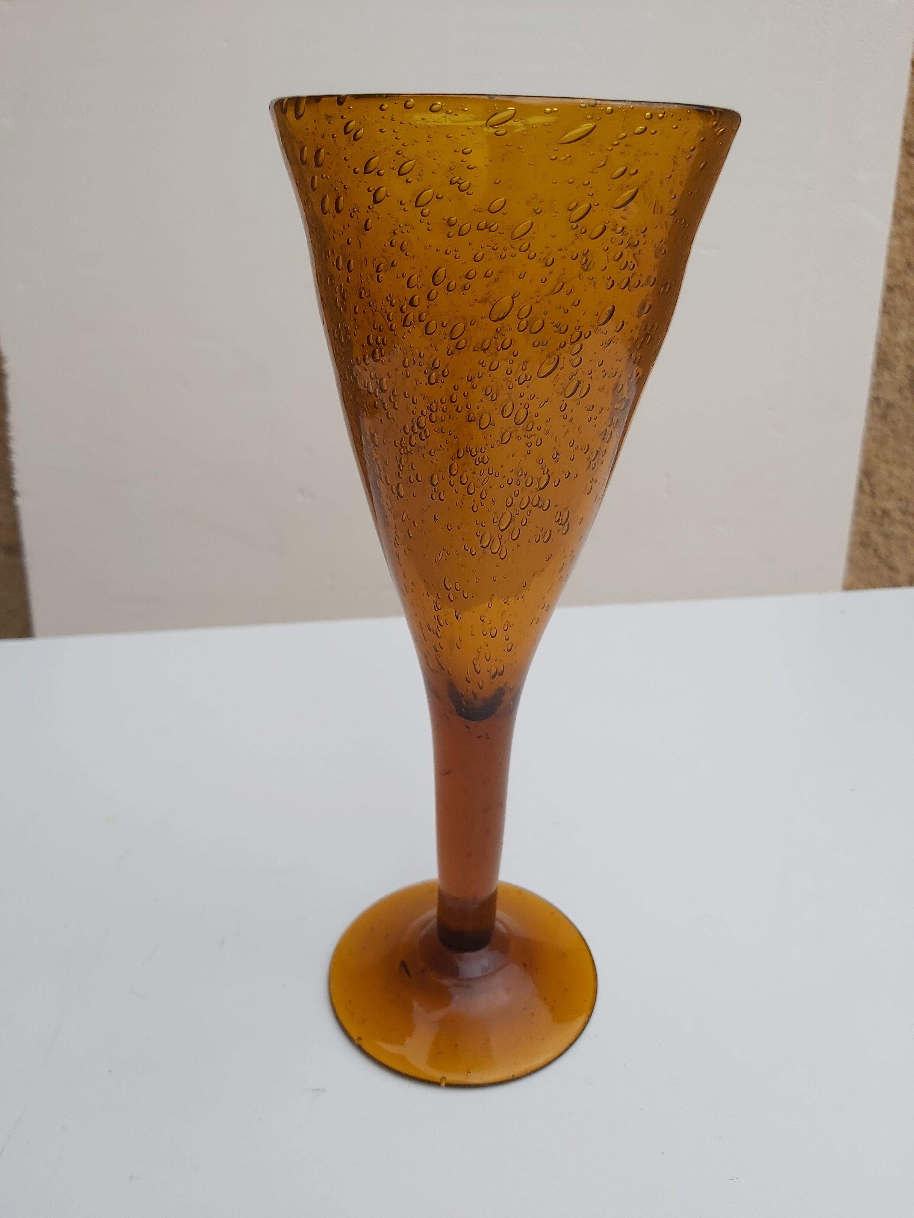 Large glass blown vase