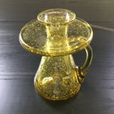 Biot glass candlestick