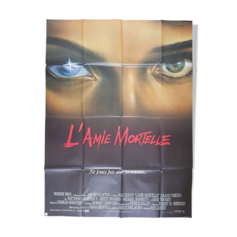 Affiche cinema de l'amie mortelle  120x160