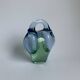 Art Glass Bowl in Blue by Jan Beranek for Skrdlovice, Czechoslovakia
