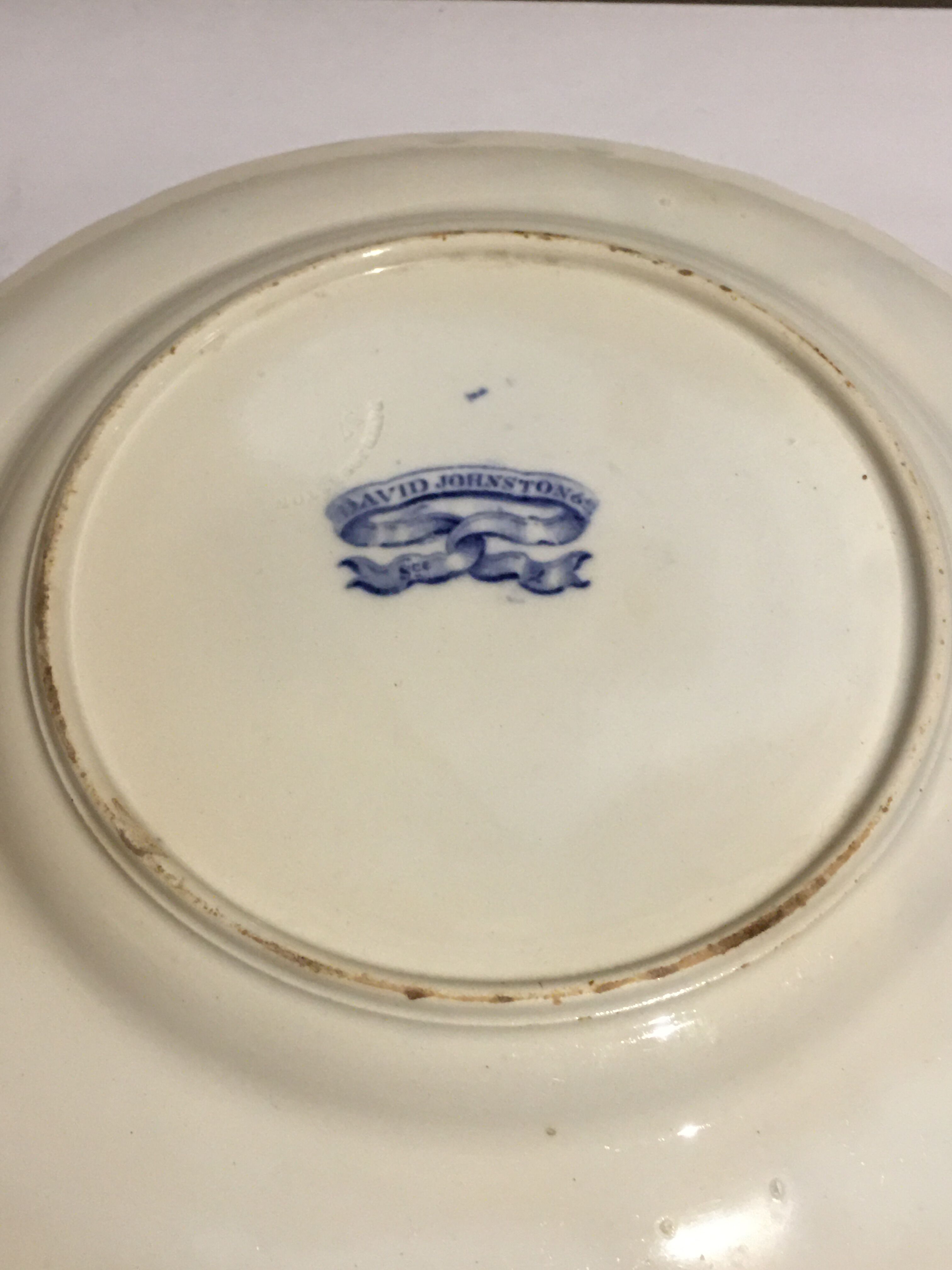 David Johnston Plate