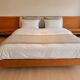 Poliform Morgante – exceptional walnut solid wood bedroom set