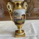 Napoleon III Hand-Painted Porcelain Vase of Paris Porcelain