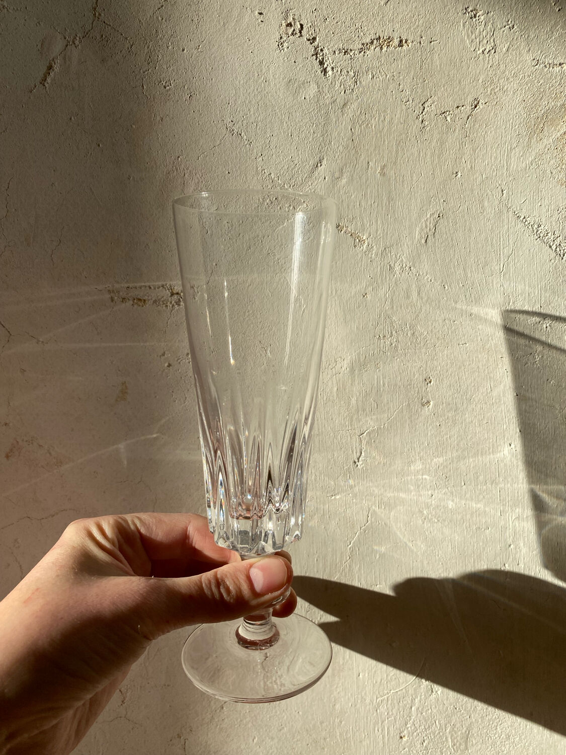 10 Baccarat champagne flutes