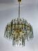 Veca cascade chandelier, 3-tiers Murano glass, Italy, 1970s