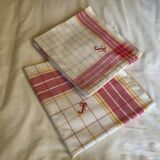 Nappe et 6 serviettes  -  vintage
