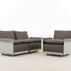 Vitsoe seatgroup by dieter rams, model 620, easychair+sofa