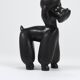 Charming figurine sculpture of a poodle dog by Leopold Anzengruber, Austria, 1950s.