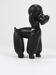 Charming figurine sculpture of a poodle dog by Leopold Anzengruber, Austria, 1950s.
