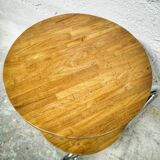 Double chrome harness wood tray