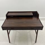 Bureau danois modèle 56 en palissandre par Arne Wahl Iversen pour Vinde Mobelfabrik