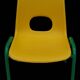Set of 10 vintage children's stacking chairs
