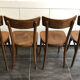 Suite de 4 chaises de bistrot Thonet, années 1960