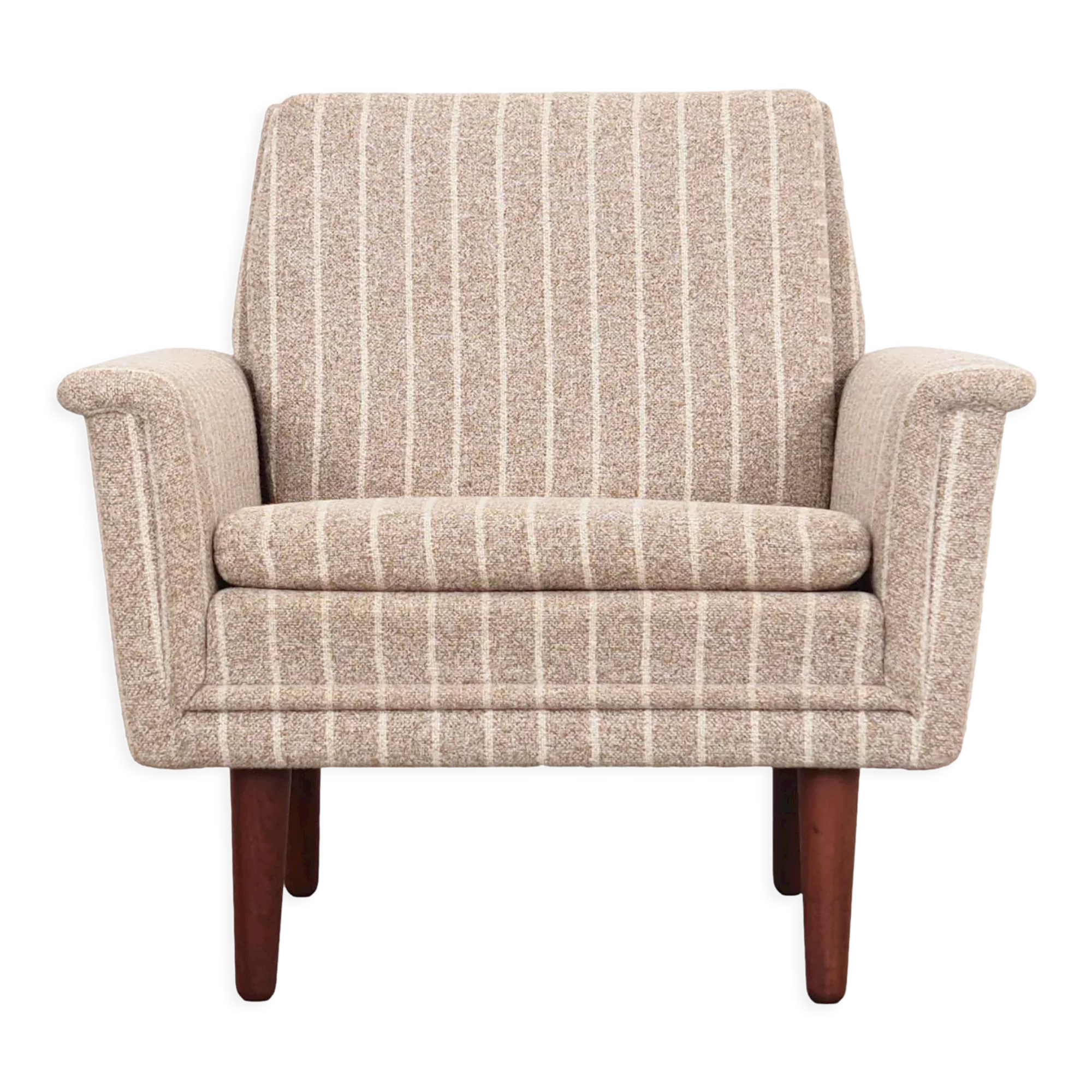 Fauteuil en teck, design danois, années 1970, Danemark